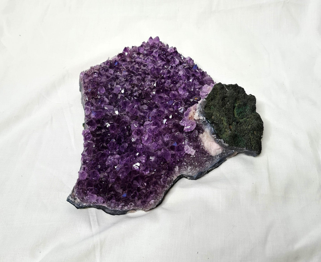 Amethyst Rosette Cluster Plate - Extra Quality