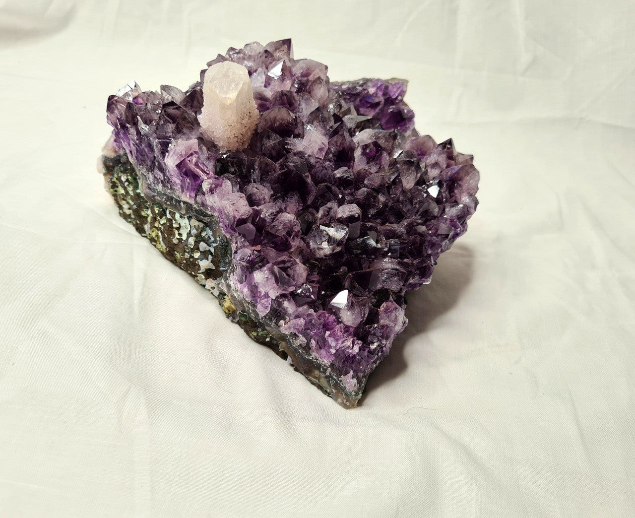 Amethyst and Calcite Cluster Specimen - Collectors Piece