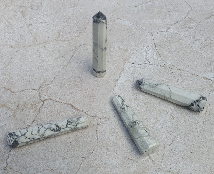 Howlite Obelisk