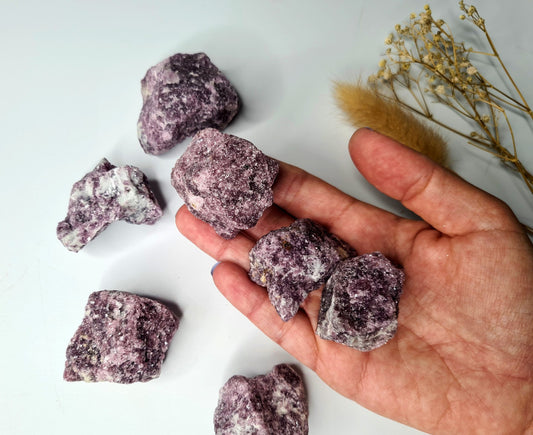 Lepidolite Rough