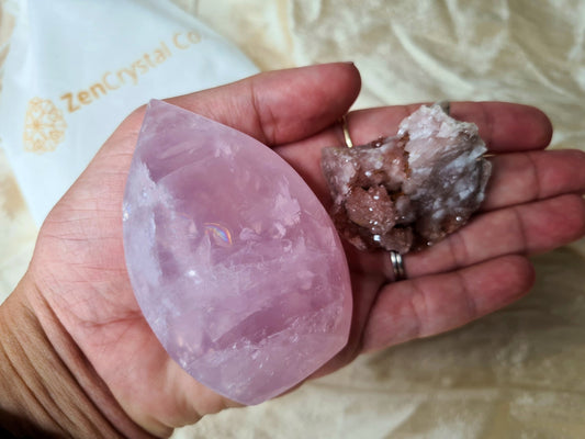 Rose Quartz and Pink Amethyst Bundle 02