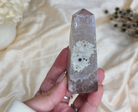 Druzy Agate Obelisk 10