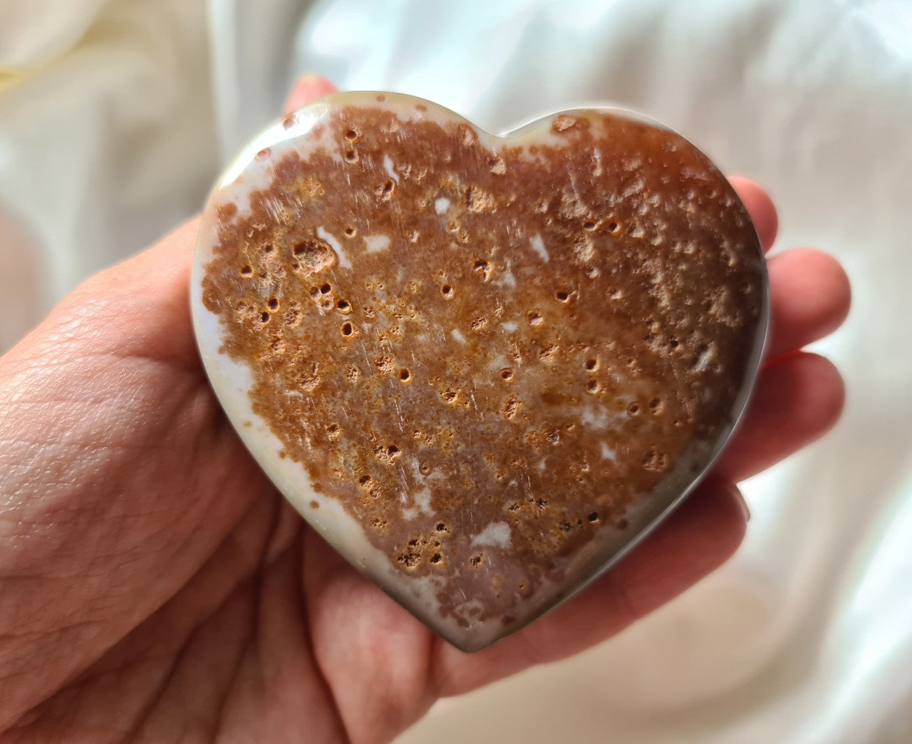 Agate Druzy Heart 17