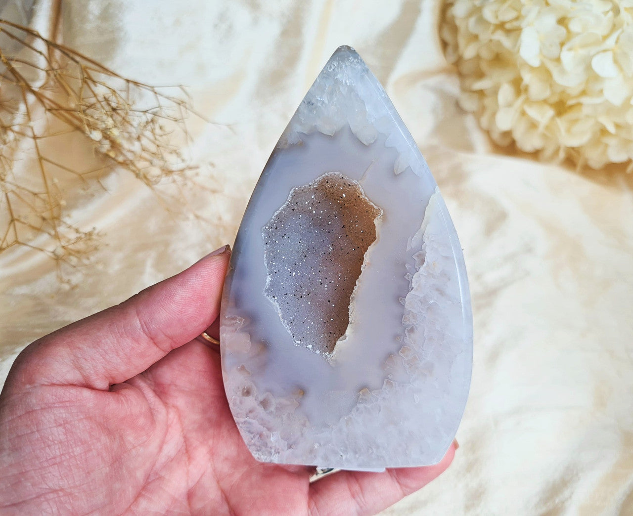 Druzy Agate Flame 05 - Extra Quality