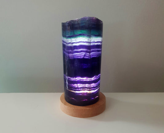 Rainbow Fluorite Lamp 07