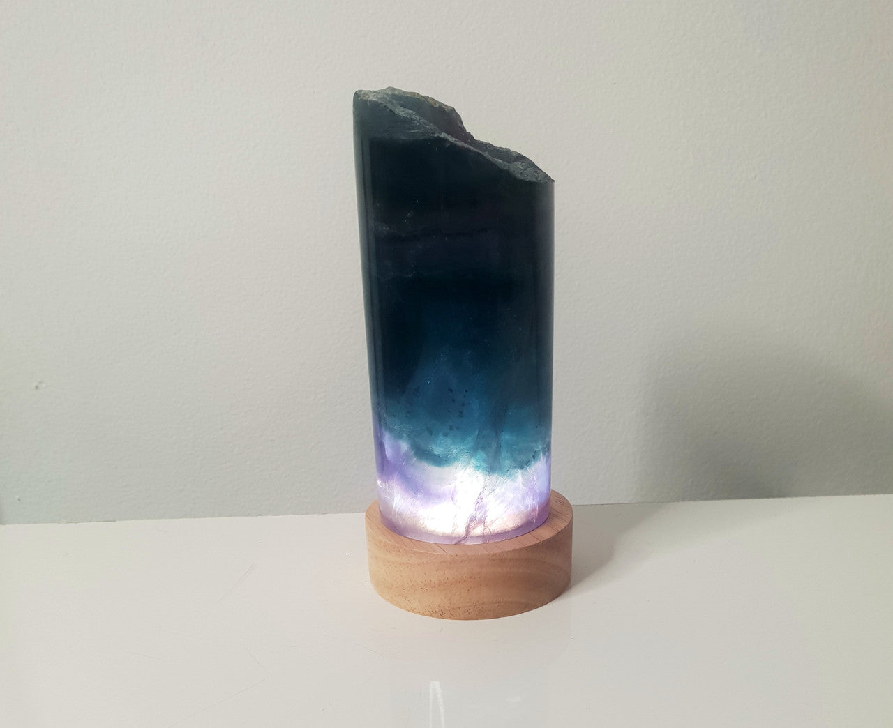 Rainbow Fluorite Lamp 08