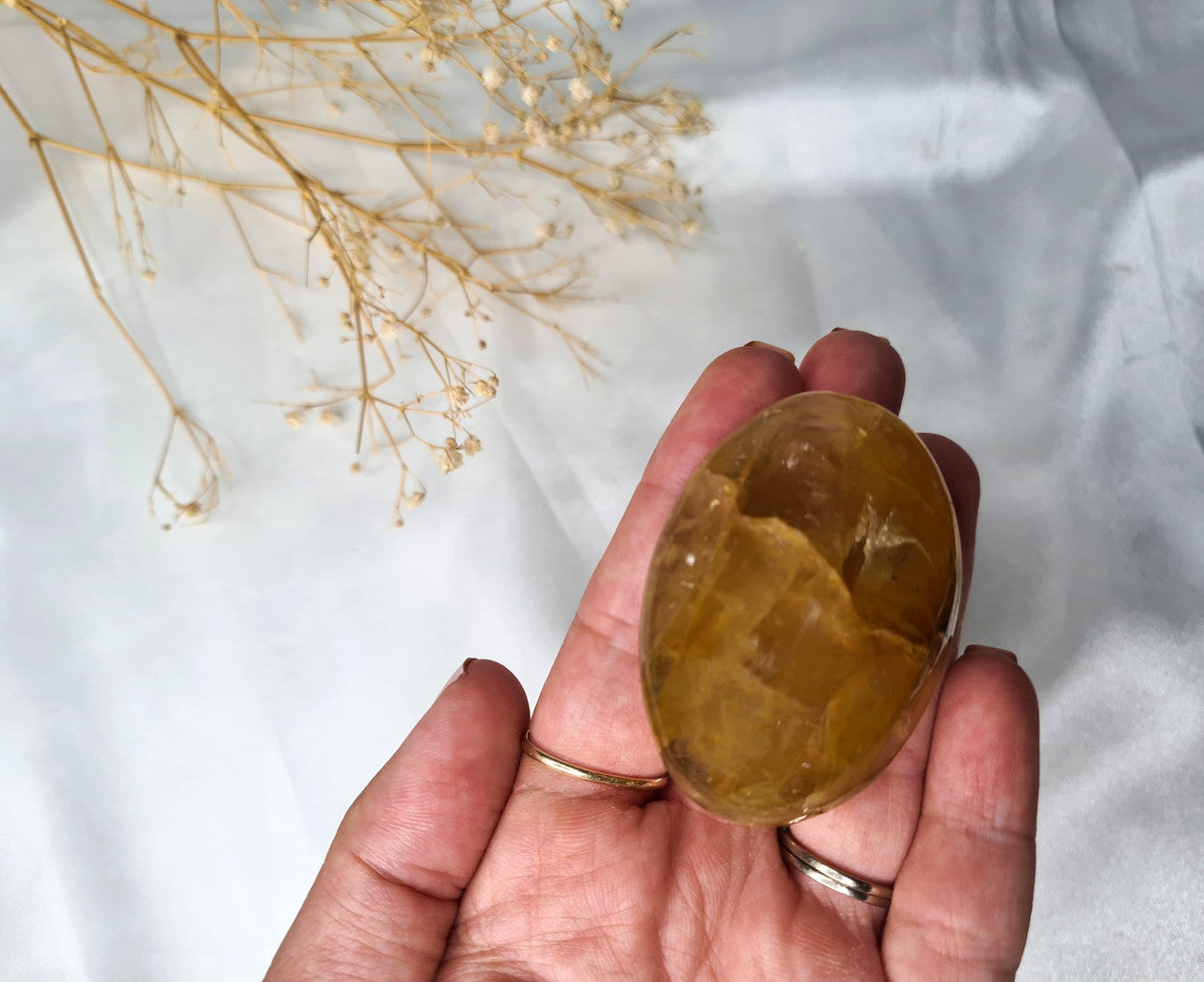 Golden Healer Palm Stone 01