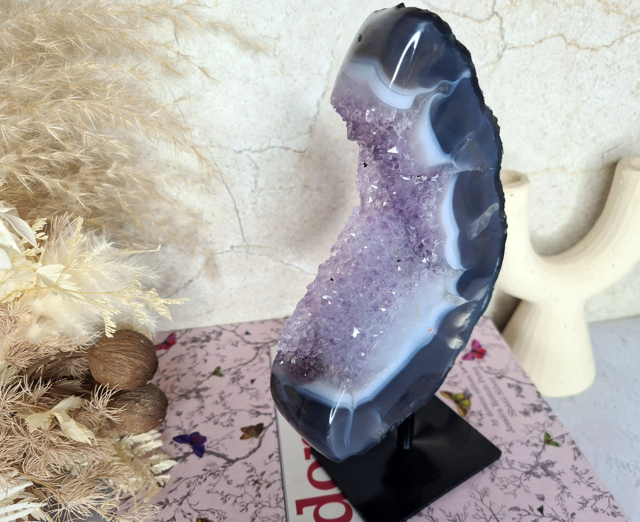 Amethyst and Agate Half Portal