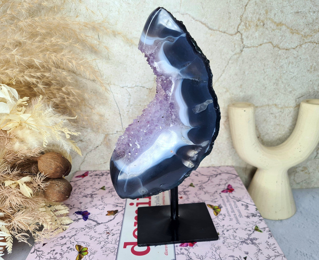 Amethyst and Agate Half Portal