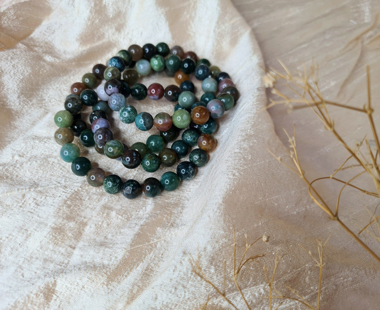 Moss Agate Bracelet