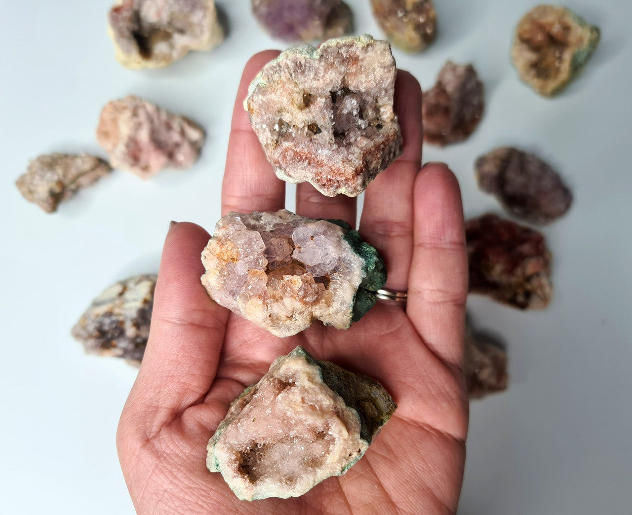 Pink Amethyst Geode - small