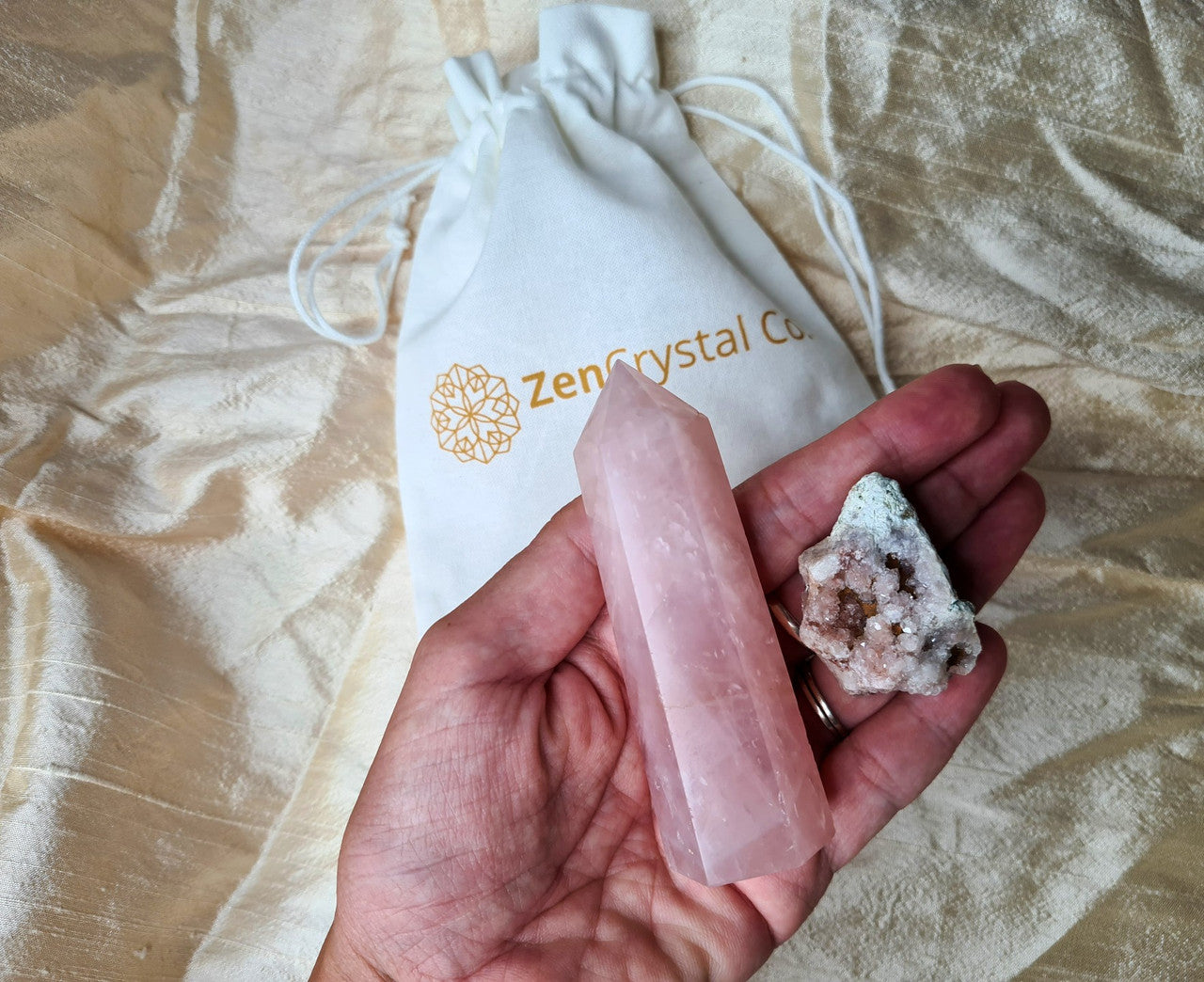 Rose Quartz and Pink Amethyst Bundle 01